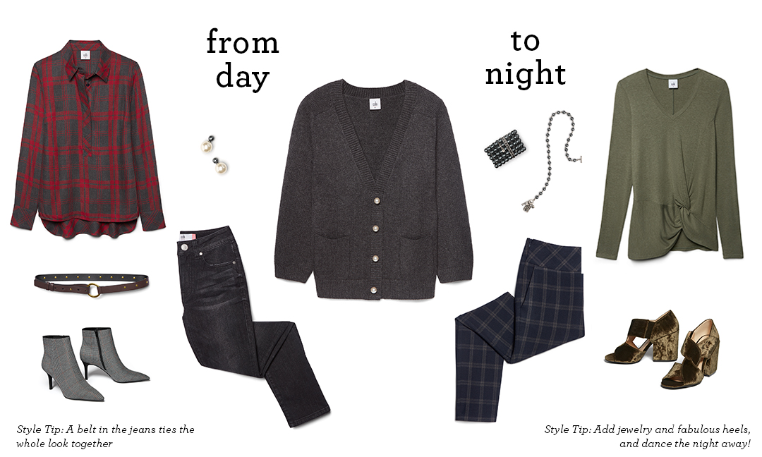 four key pieces for eight day-to-night holiday outfits - Cabi Spring ...