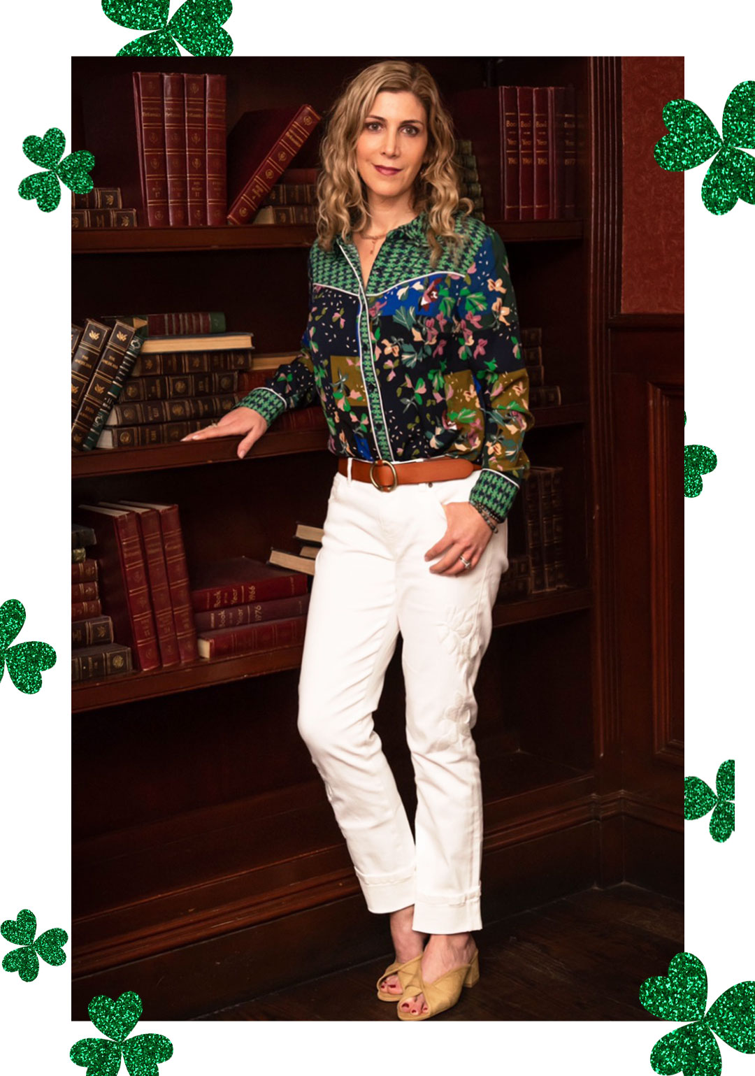 Chic St. Patrick's Day Outfit Leggings
