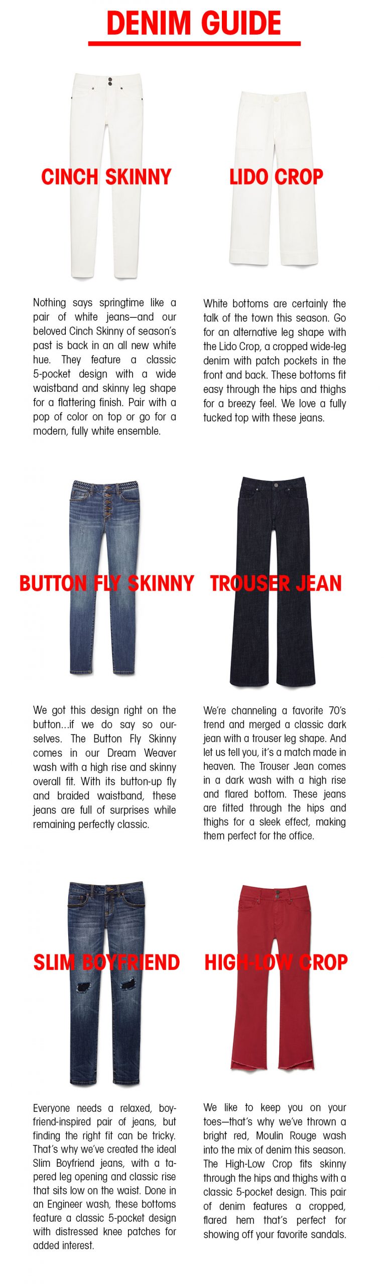 What to Wear With Jeans – Denim Color Guide